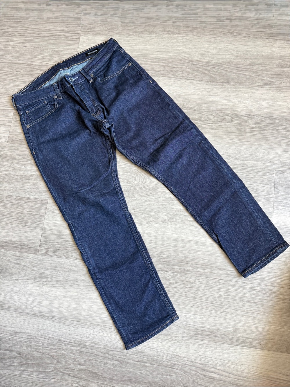 Bonobos Straight Fit Jeans | 31x28 | Dark Indigo